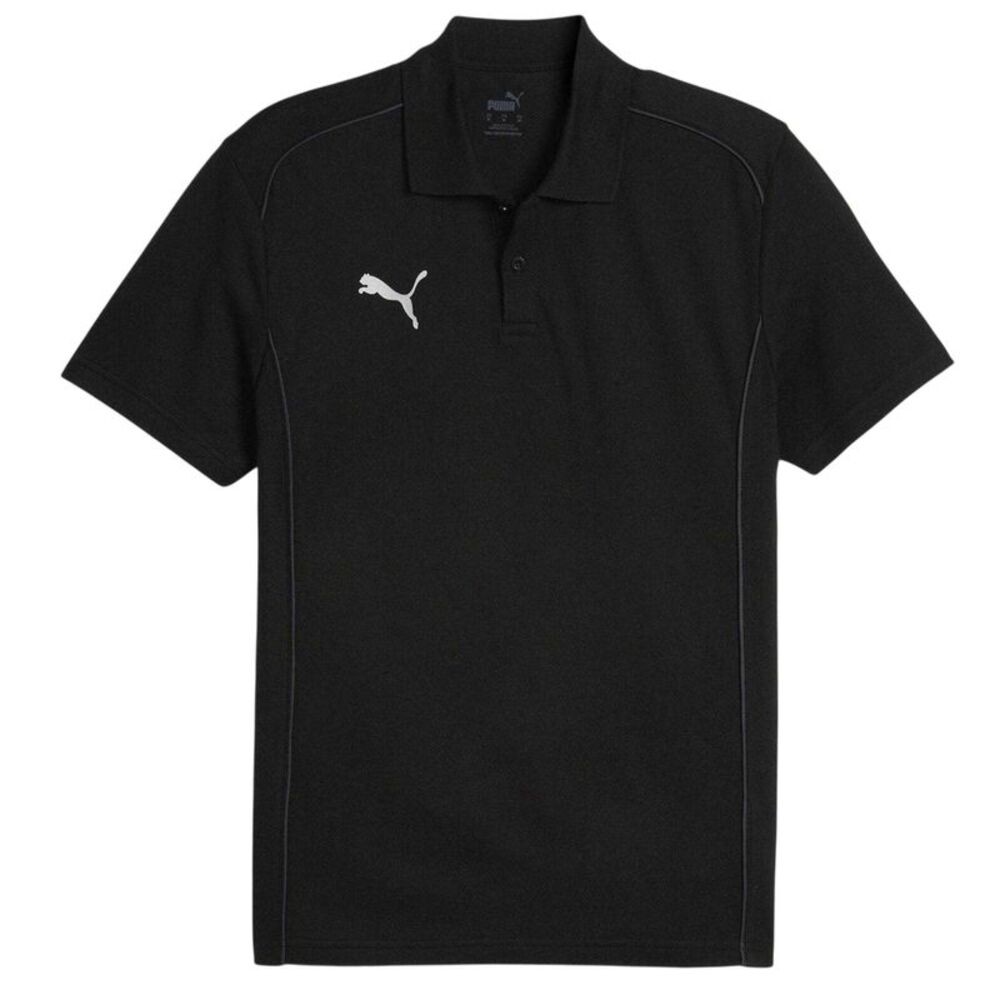 Puma Mens Logo Pique Polo Shirt / Black